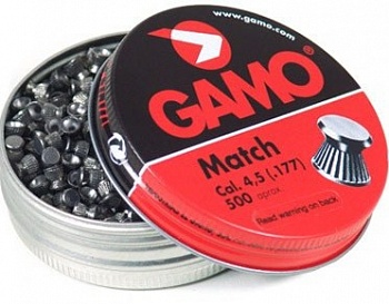 Пули пневматические GAMO MATCH 4,5мм (500шт)