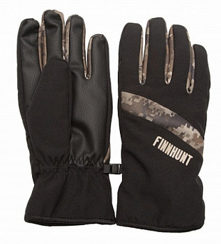 ПЕРЧАТКИ ЗИМНИЕ FINNHUNT AUTUMN CAMO/BLACK