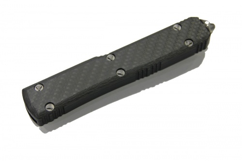 Нож MT_121-1CF Ultratech S/E авт.скл., чёрный, карбон