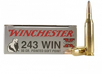 Патрон к.243 WIN 3.24гр WINCHESTER SP 1шт