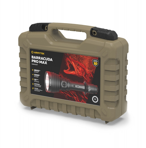 Фонарь Armytek Barracuda Pro Max Magnet USB Белый