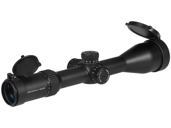 Прицел Gaut Obsidian 2-16х50, SF-парал, сетка 31, подств. красн, 30мм, 1/4 МОА,