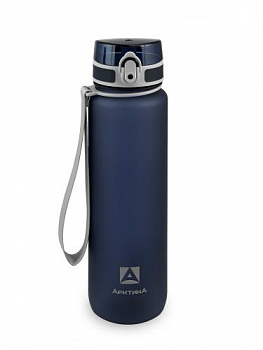 Бутылка тритановая 720-1000 синяя матовая, с ситечком