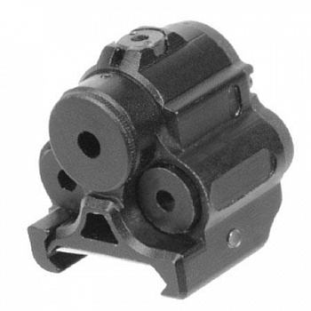 Лазерный целеуказатель LEAPERS UTG краcный на Weaver/Picatinny (2 режма