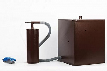 Коптильня холодного копчения "Дым Дымыч" модель 01М дымогенератор+емкость д/копч