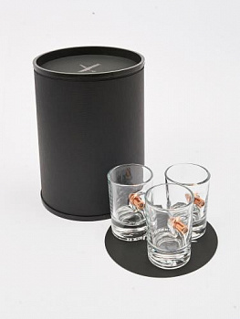 Рюмки "Shot" 3х40мл (TUBE)