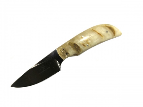 Нож''Robin''ст.N690,рук.рог южно-африканск.барана,чех.кож.буйвола