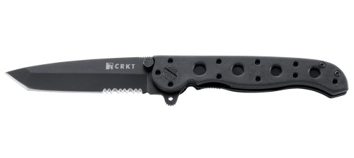 Нож"М16-01"скл.фикс,ст.8Cr15MoV,кл.черн,рук.черн.алюминий,клипса