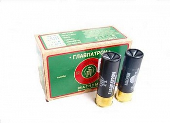 Патрон к.12х76 №1 Главпатрон 48гр 1уп/10шт
