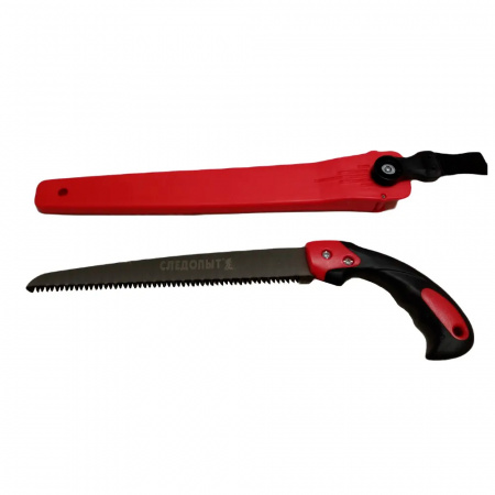 Пила туристическая "СЛЕДОПЫТ-HUNTER", лезвие 26 см, в чехле