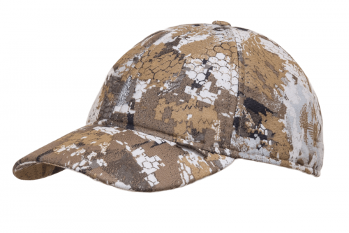 БЕЙСБОЛКА УТЕПЛЕННАЯ СКАУТ / АЛОВА / КОРИЧНЕВЫЕ СОТЫ