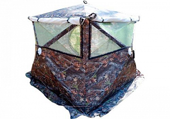 Палатка ЛЕТНЯЯ КУБ-4 выс-200см шир-230см 3-слойная (термостежка)