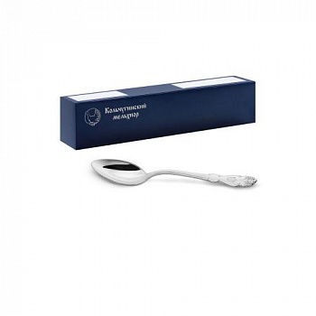 Ложка чайная "Герб" посереб. с черн.