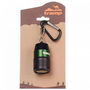 Фонарь-брелок Tramp магнитный (алюминий) (черный)