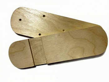 Накладка для охотничьих лыж (деревянная)