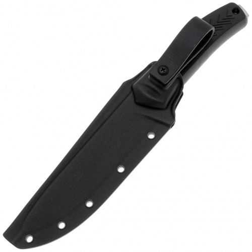 Нож Mr.Blade Pitbull (95X18 Stonewash, Elastron Black)