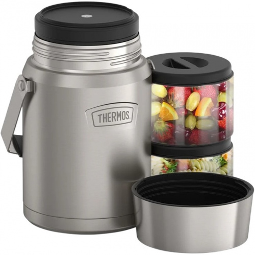 Термос из нерж. стали с двумя контейнерами тм THERMOS IS3032MS4 1,4L