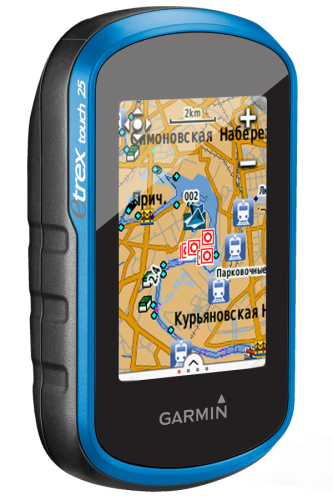 Навигатор eTrex Touch 25 GPS/GLONASS,RUSSIA