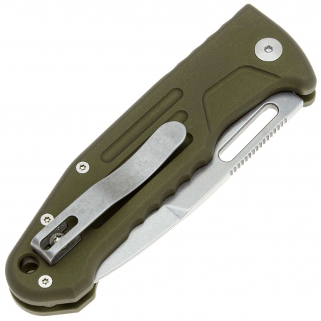 Нож FFX-503SP OD SMARTY AUTO TACTICAL SPEAR -автомат., зелен. алюм. рук-ть, стоу