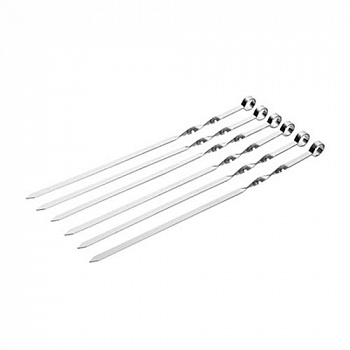 Набор плоских шампуров 45 см 6 штук в блистере BOYSCOUT