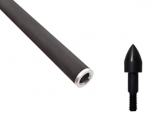 Стрела арбалетная карбоновая Centershot Toxic Carbon 20" Half Moon Nock Стрела арбалетная карбоновая Centershot Toxic Carbon 20" Half Moon Nock