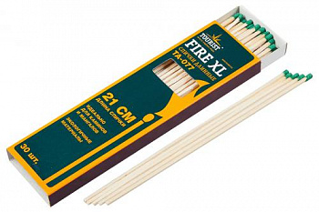 Спички длинные (каминные) FIRE XL (TA-077), 21 см, 30 шт., «Tourist»