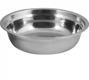 Миска из нерж стали с расширенными краями, модель: BOWL-23, р-р:23*6,1см, 1,7 л,