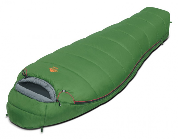 Мешок спальный West зеленый, левый, 9229.01012