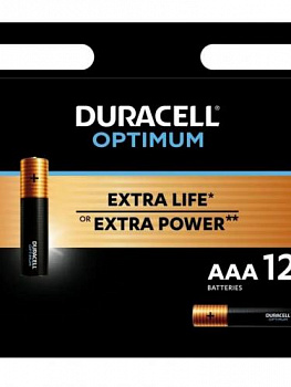 Батарейка LR 3 Duracell Optimum 12xBL