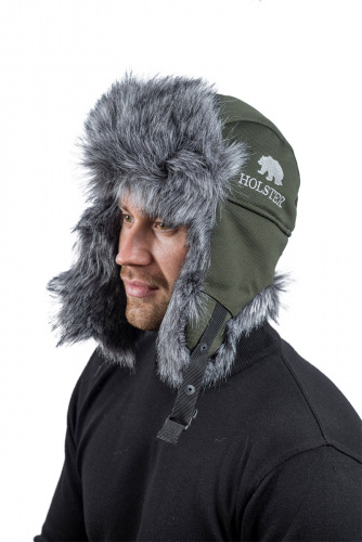 ШАПКА УШАНКА ХОЛЬСТЕР / ИСЛАНДИЯ/ХАКИ
