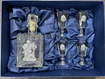 Нобор с лафитником  114 "Удачная охота" (1+4) Ншт114Уох-44