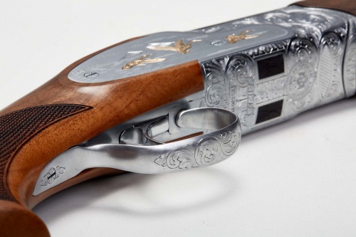 Huglu 103F Silver Full Engraving O/U к.12х76