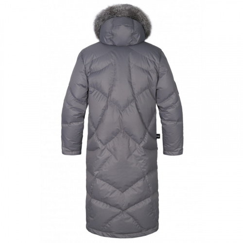 ПАЛЬТО ПУХОВОЕ PREMIUM СЕРЫЙ