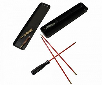 НАБОР ДЛЯ ЧИСТКИ ОРУЖИЯ BAIEX 9,5 (366 ТКМ) калибр (метал. шомпол, 3 ерша, пласт