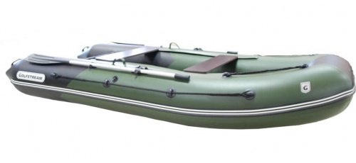 Лодка ПВХ Golfstream Патриот MP 300 зелено-черный