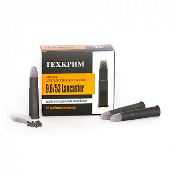 Патрон к.9,6х53 Lancaster №7 18г Техкрим 1уп/10шт