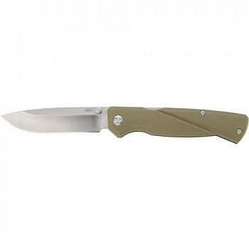 Нож CRKT_6434 Kova OD Green -склад., рукоять нейлон, клинок 8Cr13MoV