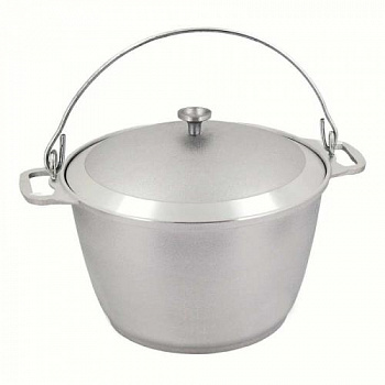 Котел походный 8 л KUKMARA кп80, алюминий, крышка металл