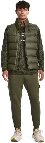 БРЮКИ UA RIVAL FLEECE CARGO JOGGER ЗЕЛЕНЫЙ БРЮКИ UA RIVAL FLEECE CARGO JOGGER ЗЕЛЕНЫЙ