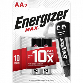 Батарейка Energizer Max LR 6 2xBL (E91)