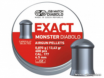 Пуля JSB Exact monster diablo к.4,5 1уп/400 шт