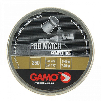 Пуля пневм. "Gamo Pro-Match", кал. 4,5 мм. (250 шт.)