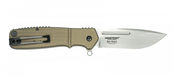 Нож CRKT_K270GKP Homefront -складной, алюм. рук-ть, клинок AUS8