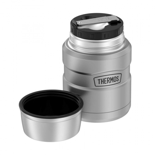 Термос для еды THERMOS KING SK-3000 MMS 0,47L, складная ложка из нержавеющей ста