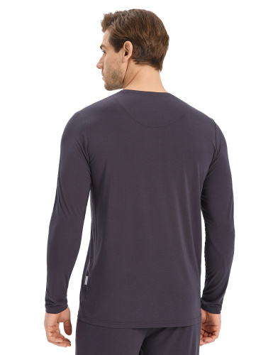 ЛОНГСЛИВ NORVEG BAMBOO ТЕМНО-СЕРЫЙ