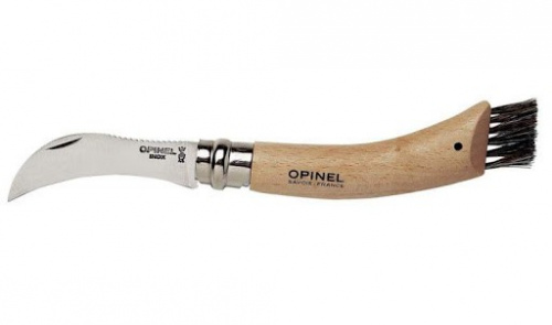 Нож грибника Opinel №8, нержавеющая сталь, рукоять бук, блистер, 001250