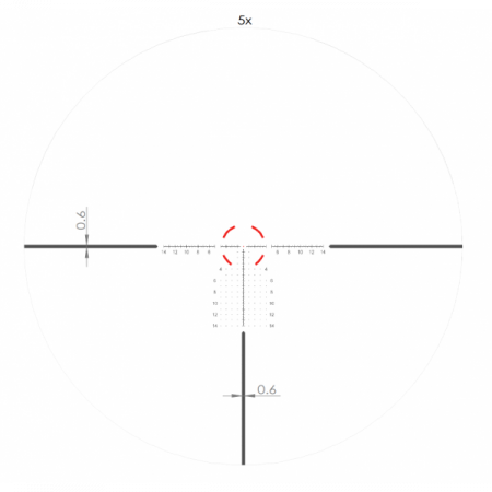 Прицел ARTELV CRS 1-10x28 FFP, 34 mm