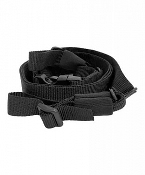 Ремень ружейный тактический трехточечный (стропа ш.40 мм,черный) ОР-18