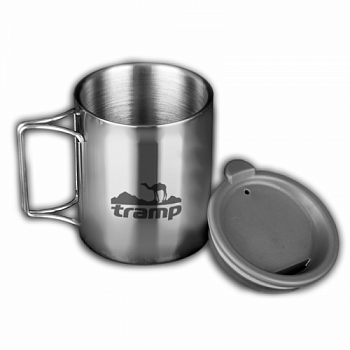 Термокружка Tramp 320 мл со склад  ручками с поилкой TRC-045