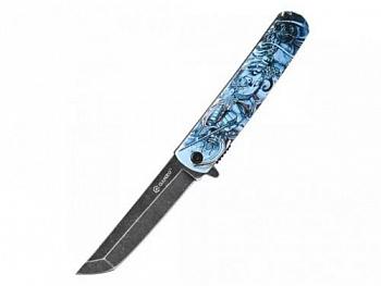 Нож складной туристический Ganzo G626-GS серый самурай